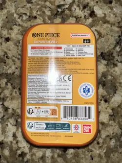 One Piece Card Game Tin Pack Set Vol. 2 Ace Brand New / Sealed - Image 2