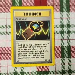 Pokemon TCG Pokegear Neo Genesis Rare Trainer Card 88/111 - Image 1