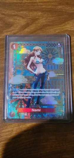 Bandai One Piece CCG Nami SP OP01-016 Awakening of the New Era Special Holo Card - Image 1