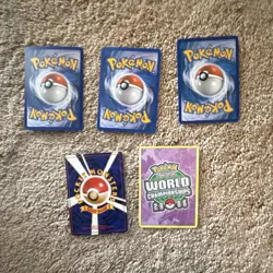Pokemon TCG Nintendo 5 Card Lot Pidgeot Heracross Dialga World Championships 20… - Image 2
