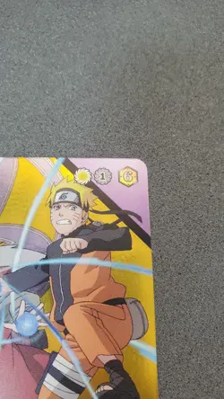 Naruto Card Game Naruto & Jiraiya Holo Foil Card Bandai 2008 Japanese Anime - Image 3