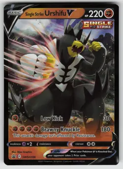 Single Strike Urshifu V SWSH106 SWSH: Sword & Shield Promo Cards Holo NM - Image 1
