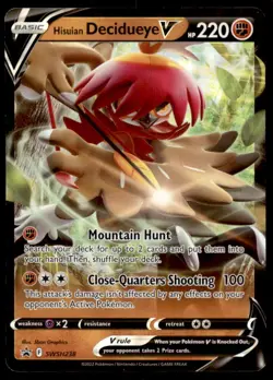 SWSH: Sword & Shield Promo Cards #SWSH238 Hisuian Decidueye V - Image 1