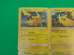 Pokemon Alternate Art Pikachu Holographic Cards Lot Of 4 N Mint Condition Nice! - Image 5