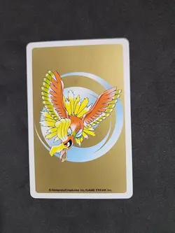 Pikachu Pokemon - Joker Card - Gold Ho-Oh Poker Deck - Nintendo - *US SELLER* - Image 2