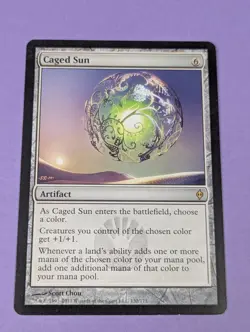 MTG Magic the Gathering: New Phyrexia: Caged Sun #132/175 Rare - NM - Image 1