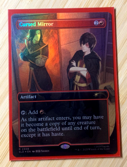 Cursed Mirror (Rainbow Foil) FANTASTIC Condition - Secret Lair Drop NM MTG - Image 1