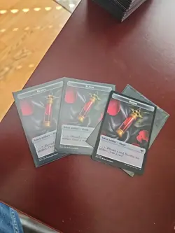 3X Blood Token (017/021) Crimson Vow MTG Magic the Gathering NM - Image 2
