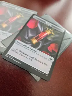 3X Blood Token (017/021) Crimson Vow MTG Magic the Gathering NM - Image 3