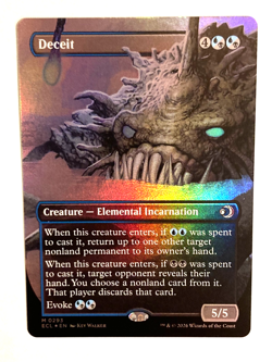 MTG - Deceit (Borderless) / Lorwyn Eclipsed / Foil / NM - Image 1