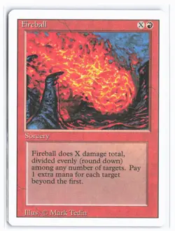 Fireball Revised Edition Magic the Gathering - Image 1