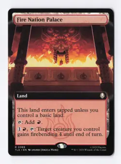 Fire Nation Palace (Extended Art) 0389 (R) MTG Avatar: The Last Airbender (TLA) - Image 1