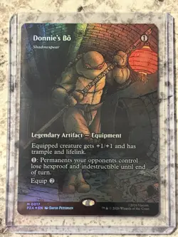 Donnie's Bo - Shadowspear (Borderless) Teenage Mutant Ninja Turtles *FOIL* - Image 1
