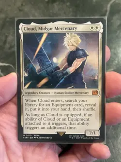 Magic The Gathering Cloud, Midgar Mercenary Final Fantasy *R* - Image 1
