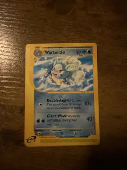 Pokemon TCG Expedition Wartortle Card 92/165 Regular Uncommon Non-Holo 2002 - Image 1