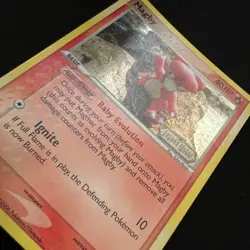 Pokemon TCG Legend Maker Magby 58/92 Reverse Holo Stamped MP - Image 3