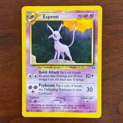 Espeon 20/75 Non Holo Rare Neo Discovery Pokemon Card - Image 1