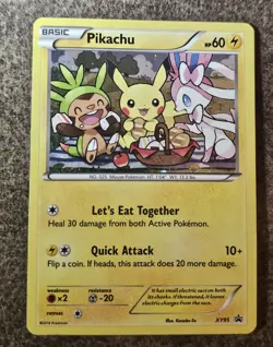 Pokemon TCG 2016 XY Black Star Promo Rare Holo Pikachu XY95 - Image 1