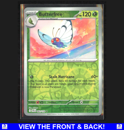 Butterfree 2025 Pokemon SV Journey Together Reverse Holo Rare 3 - Image 1