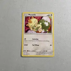 Pokemon TCG 2019 Sun & Moon Unbroken Bonds Card -- Meowth 147/214 - Image 1