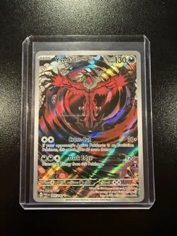Yveltal 205/182 Illustration Rare Pokemon SV Paradox Rift Near Mint - Image 1