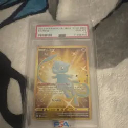 Pokemon TCG Mew Celebrations Secret Rare Full Art Holo PSA 10 #025/025 2021 - Image 1