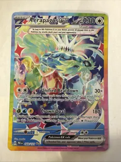 Pokemon TCG Terapagos EX 169/131 Prismatic Evolutions Mint Condition - Image 1