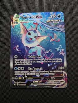 Vaporeon VMAX SWSH182 Pokemon Sword & Shield Promo English NM Regular Size - Image 1