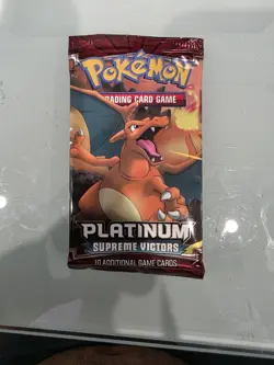 Pokemon Platinum Supreme Victors Booster Pack New Factory Sealed Charizard Art - Image 1
