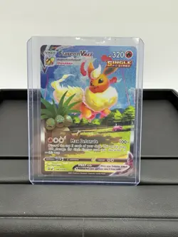 Pokemon Flareon VMAX SWSH180 Full Art Black Star Promo Near Mint NM - Image 1