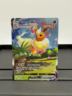 Pokemon Flareon VMAX SWSH180 Full Art Black Star Promo Near Mint NM - Image 3
