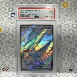 Pokemon Mew ex PSA 9 SV: Paldean Fates 216/091 Shiny Ultra Rare Holo English - Image 1