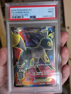 2016 Pokemon XY Fates Collide Umbreon EX Full Art #119 – PSA 9 MINT - Image 5