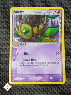 Vibrava 42/101 - EX Dragon Frontiers Reverse Holo Pokemon TCG MP - Image 1
