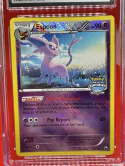 2012 Pokemon Dark Explorer Espeon C. Holo National Championship #48 CGC MINT 9 - Image 2