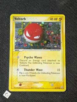 Voltorb 80/109 EX Team Rocket Returns Stamped Reverse Holo Pokemon TCG HP - Image 1