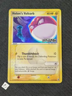 Holon's Voltorb 71/113 - Delta Species Reverse Holo Rare Pokemon TCG MP - Image 1