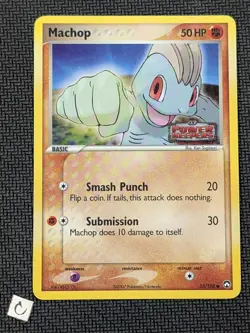 Machop 53/108 - ex Power Keepers Stamped Reverse Holo Pokemon TCG MP - Image 1
