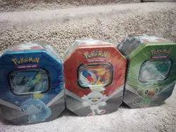 Pokemon Galar Partners Tin Set Sealed Inteleon V Cinderace V Rillaboom V - Image 1