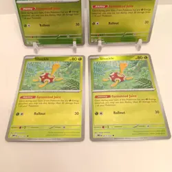 Pokemon Shuckle (Reverse Holo) 011/132 NM Mega Evolution Playset x4 - Image 3