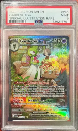 Pokemon Scarlet & Violet Gardevoir Ex Special Illustration Rare 245/198 PSA 9 - Image 1