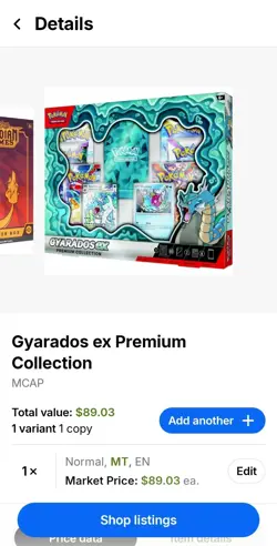 Pokemon TCG Gyarados EX Premium Collection Box Factory Sealed - Image 5