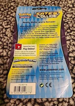 Pokemon TCG XY Fates Collide Blister Booster Pack Gastly Promo New Sealed - Image 2