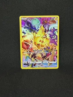 Pikachu - 2023 Pokemon English #160/159 Crown Zenith Secret Rare Holo Full Art - Image 1