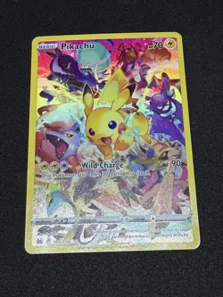 Pikachu - 2023 Pokemon English #160/159 Crown Zenith Secret Rare Holo Full Art - Image 2