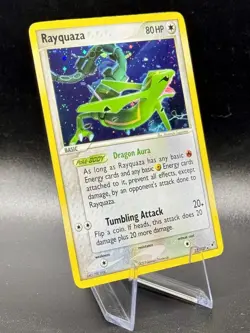 Rayquaza (EX Deoxys) 22/107 Holo Pokemon Deck Exclusives 2005 Vintage LP - Image 1