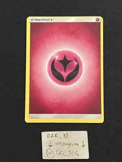 MISCUT ERROR - Pokemon 2017 Sun & Moon TCG - Fairy Energy - NM - Image 1