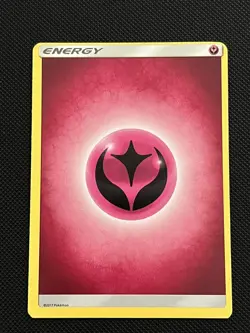 MISCUT ERROR - Pokemon 2017 Sun & Moon TCG - Fairy Energy - NM - Image 2