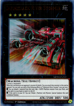 Infinitrack River Stormer MP20-EN212 Yu-Gi-Oh! 1st Edition Light Play - Image 1