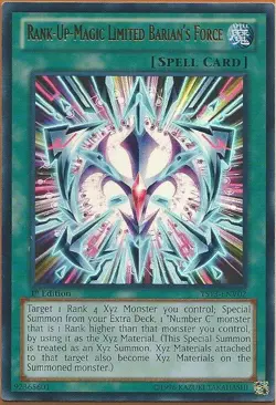 Yugioh! MP Rank-Up-Magic Limited Barian's Force - YS13-ENV02 - Ultra Rare - 1st - Image 1